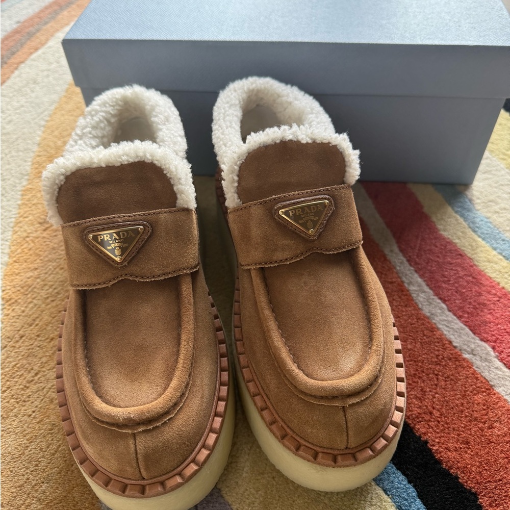 Prada Suede loafer - Cinnamon - size 37